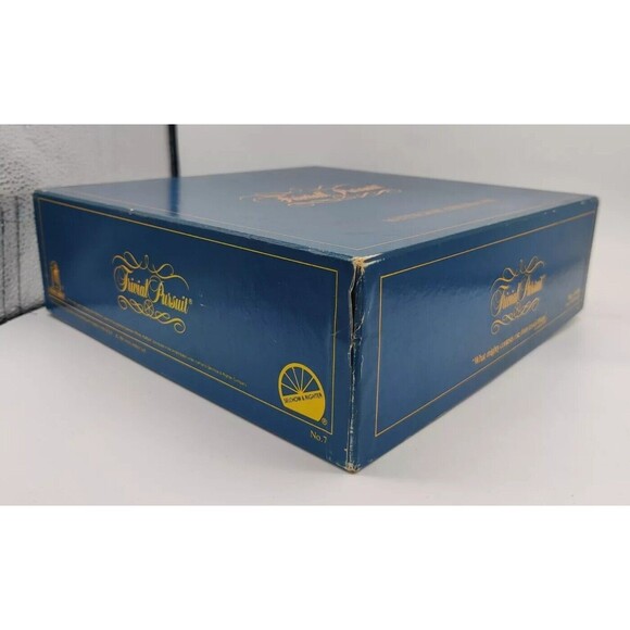 Vintage 1981 Trivial Pursuit Replacement BOX ONLY EMPTY BOX MasterGame Genus Ed. - Picture 6 of 11